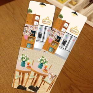Dinner time bookmark (1 bookmark)